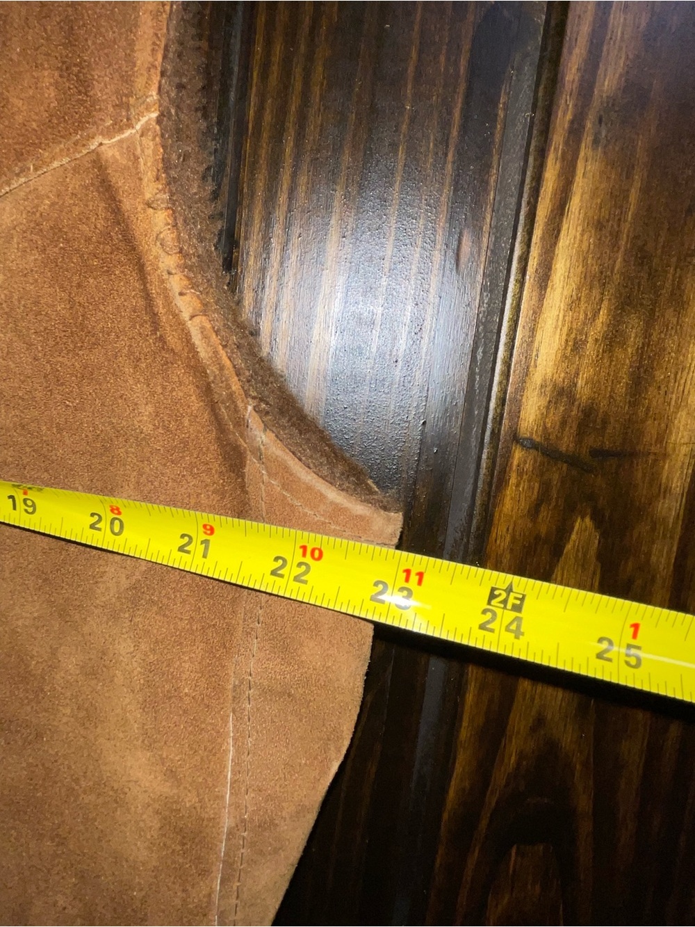 1970’s PIONEER Suede Vest in Chestnut Brown - Picture 8 of 8